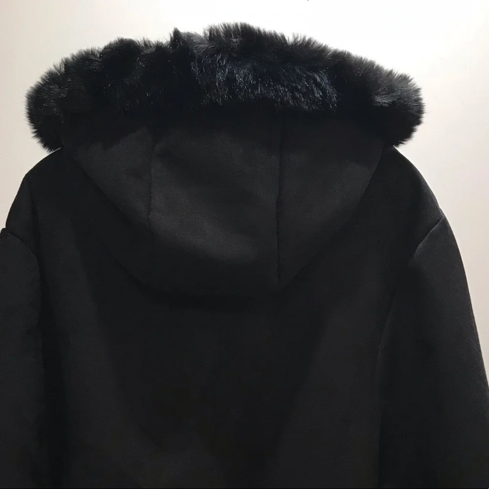 Ralph Lauren faux fur and suede cape jacket - Picture 7 of 8